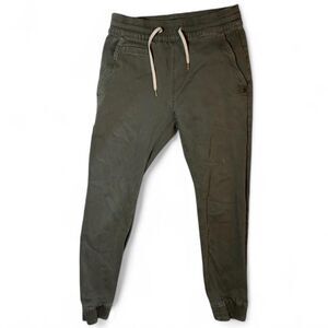 Imperial Men's Green Joggers Premium Cotton joggers with tapered fit